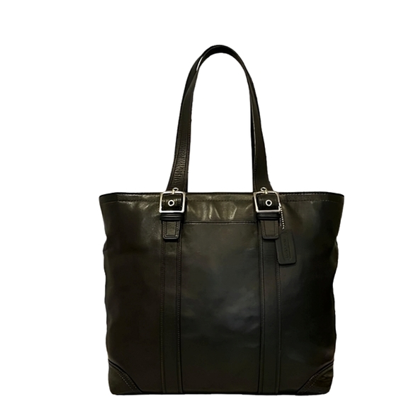 Coach Bags Coach Vintage Large Leather Shoulder Tote Poshmark